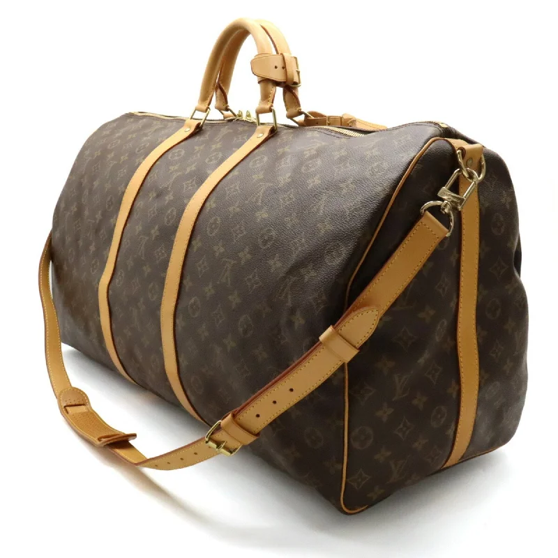 Louis Vuitton Alma bags with a leather - wrapped handle for a luxurious feelLOUIS VUITTON Monogram Keepall Bandouliere 60 Boston Bag Shoulder M41412