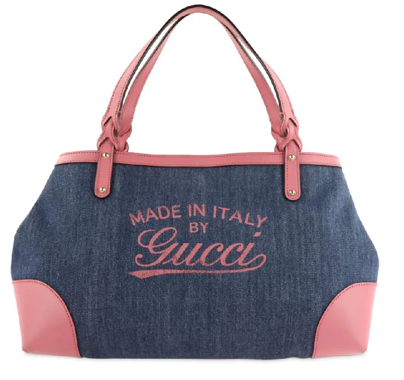 Gucci Marmont bags for women with gold - toned hardwareGucci Blue Denim Tote