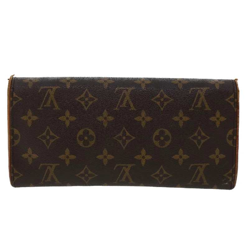 Medium - sized Louis Vuitton tote bags for work and shoppingLOUIS VUITTON Monogram Pochette Twin GM Shoulder Bag M51852 LV  rd5521