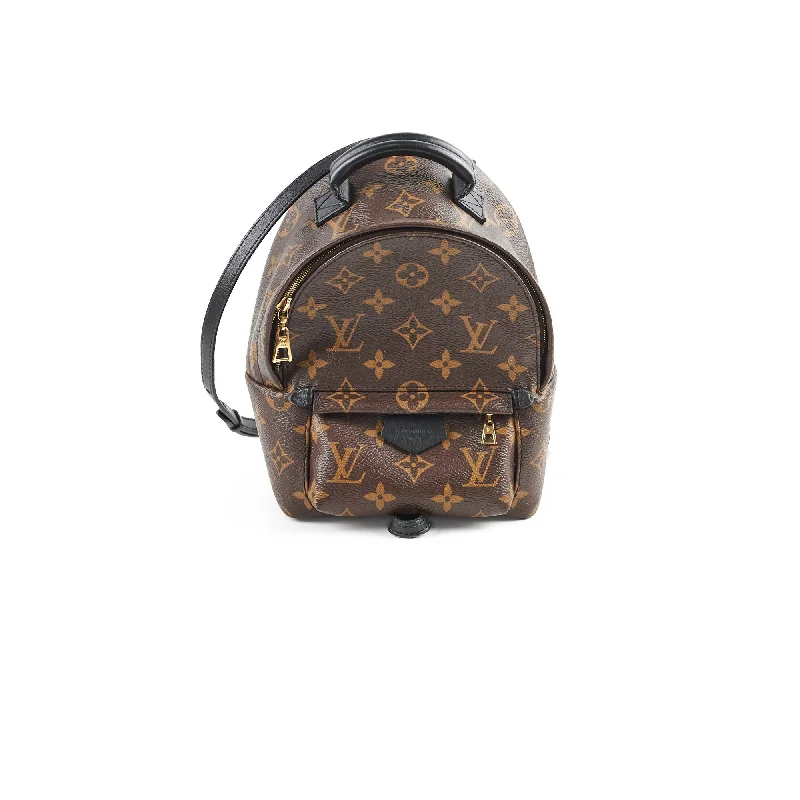 Louis Vuitton tote bags with a water - resistant coating for outdoor useLouis Vuitton Mini Palm Spring Monogram