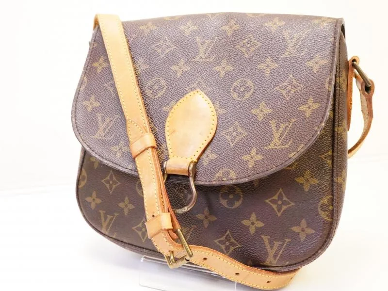 Louis Vuitton Alma bags with a monogram - embossed leather surfaceAuthentic Pre-owned Louis Vuitton Monogram Saint-cloud Gm Crossbody Shoulder Bag M51242 210734