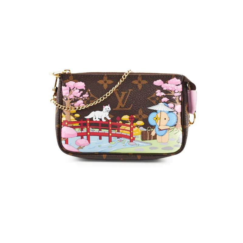 Louis Vuitton Alma bags with a detachable shoulder strap for versatilityLouis Vuitton Mini Pochette Japan Sakura