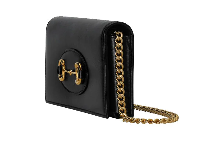 Ladies Gucci Dionysus bags with a chain - link shoulder strap(WMNS) GUCCI 1955 Single-Shoulder Bag Black 621892-0YK0G-1000