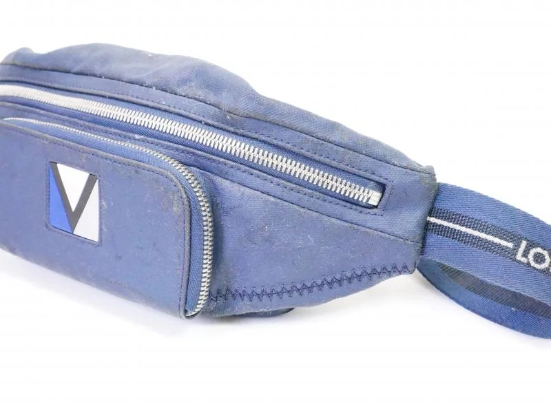 Louis Vuitton crossbody bags with adjustable shoulder straps for comfortAuthentic Pre-owned Louis Vuitton LV CUP 2007 Dark Blue Mizenu Bum Bag Hip Sac M80706 210568