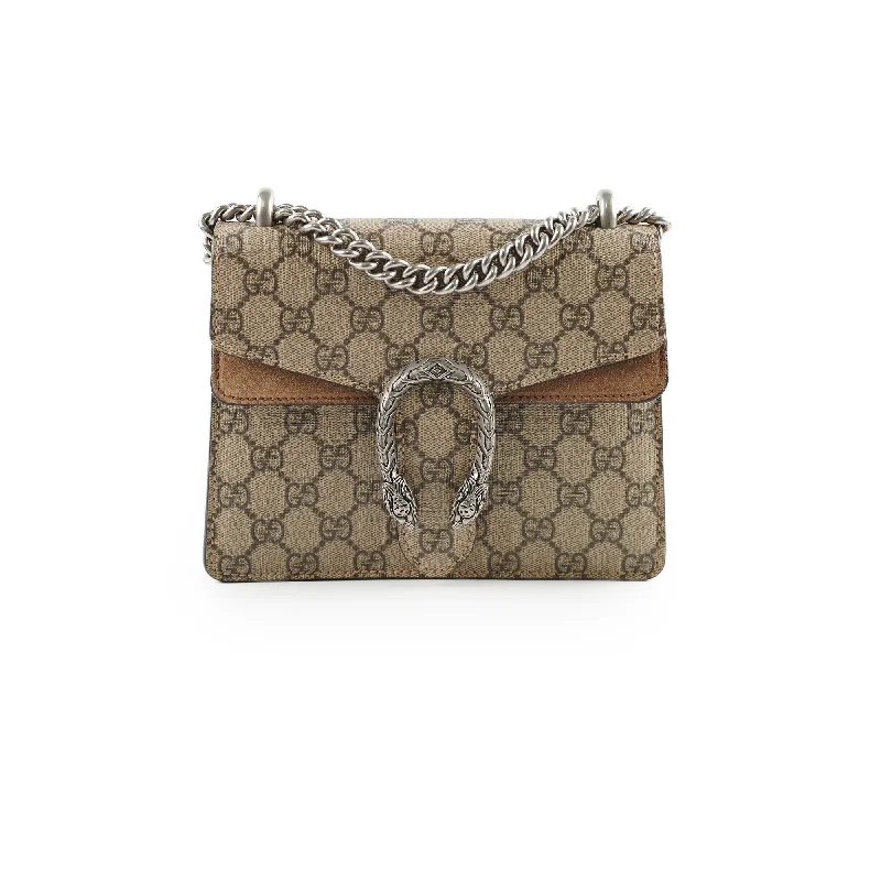 Gucci backpacks for women with a sleek silhouetteGucci Mini Supreme Dionysus