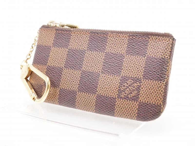 Louis Vuitton Capucines bags with smooth calfskin leather for luxuryAuthentic Pre-owned Louis Vuitton Damier Ebene Pochette Clefs Coin Case Purse Key Ring N62658 220115