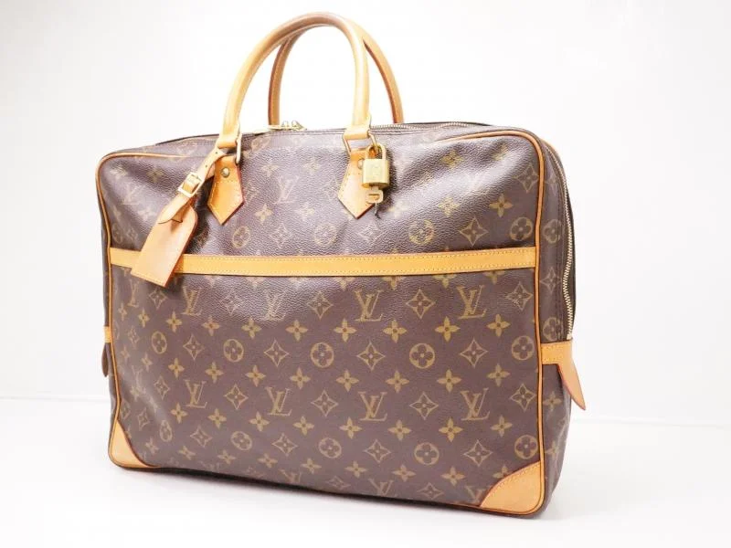 Louis Vuitton handbags with a patent - leather finish for a shiny lookAuthentic Pre-owned Louis Vuitton Monogram Porte-documents Voyage 2 Compartments M53362 143368