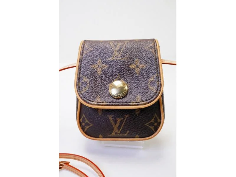 Louis Vuitton Alma bags with a leather - wrapped handle for a luxurious feelAuthentic Pre-owned Louis Vuitton Monogram Pochette Cancun Crossbody 2-way Bag Pouch M60018 210656