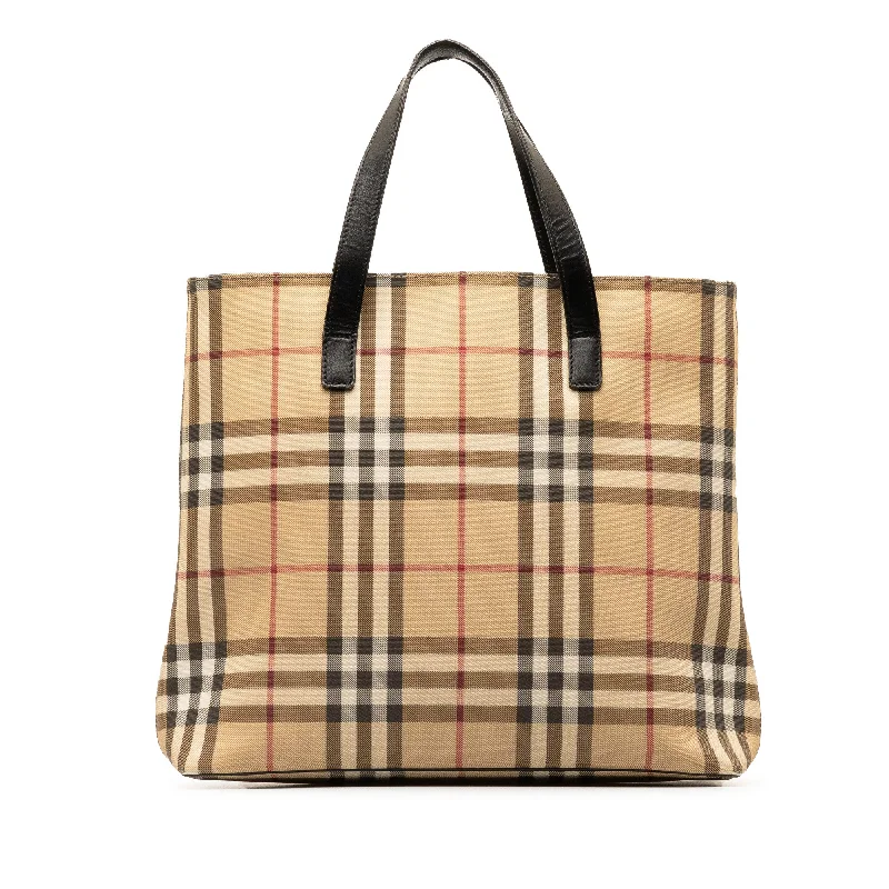 Burberry Bags with Interior Organizers for Easy SortingTan Burberry House Check Tote