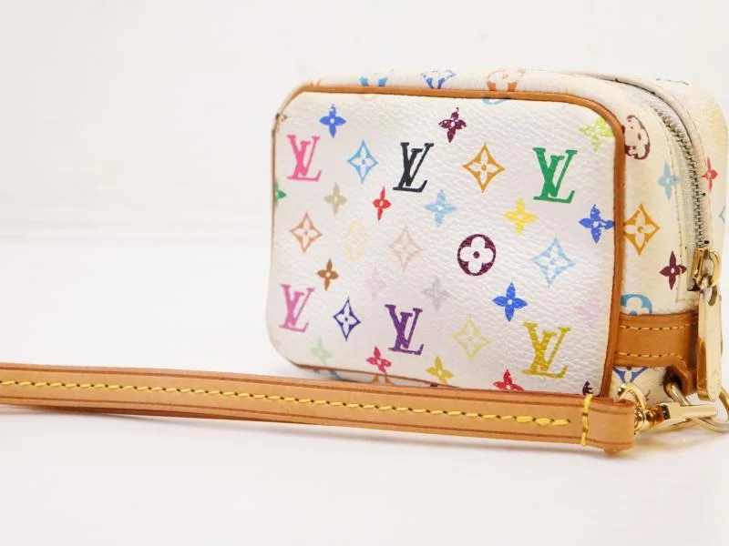 Louis Vuitton crossbody bags with a printed floral pattern for femininityAuthentic Pre-owned Louis Vuitton Monogram Multi Color Trousse Wapity Pouch Bag M58033 210816