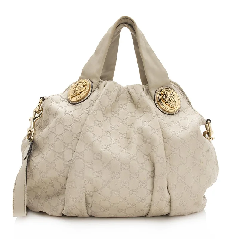 Women Gucci bags with interlocking G hardware for a classic lookGucci Guccissima Hysteria Large Tote