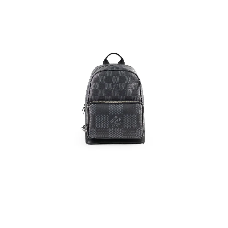 Louis Vuitton bags with a front - zip pocket for small items like keysLouis Vuitton Campus Backpack Damier Graphite