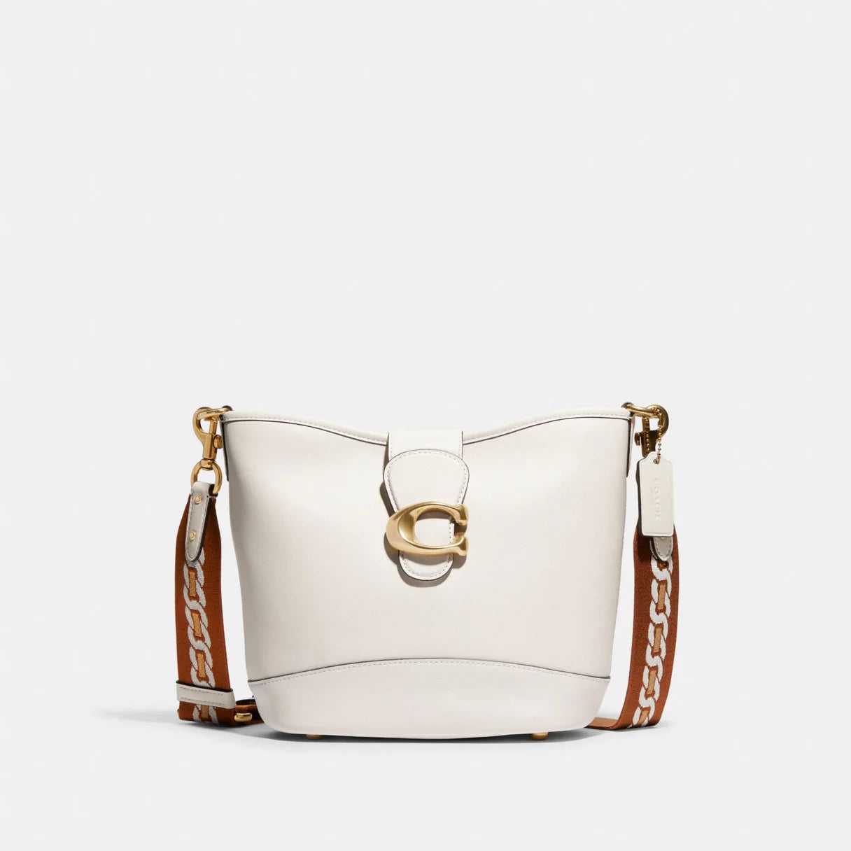 Coach handbags with a metal - framed clasp for durability and styleCoach Tali Bucket Bag