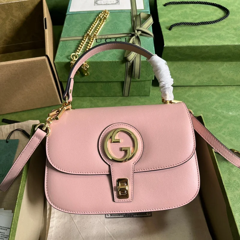 Women Gucci Sylvie bags with a monogram - embossed leatherWF - Gucci Bags - 005