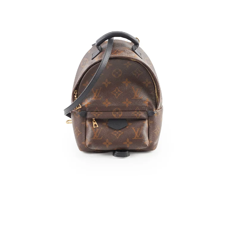 Louis Vuitton backpacks with a hidden back pocket for securityLouis Vuitton Mini Palm Spring Backpack Monogram