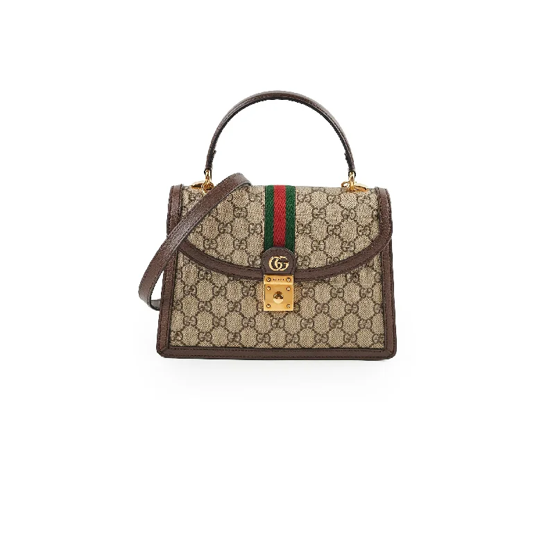 Gucci handbags for women with a back - zip pocketGucci Ophidia Top Handle Small