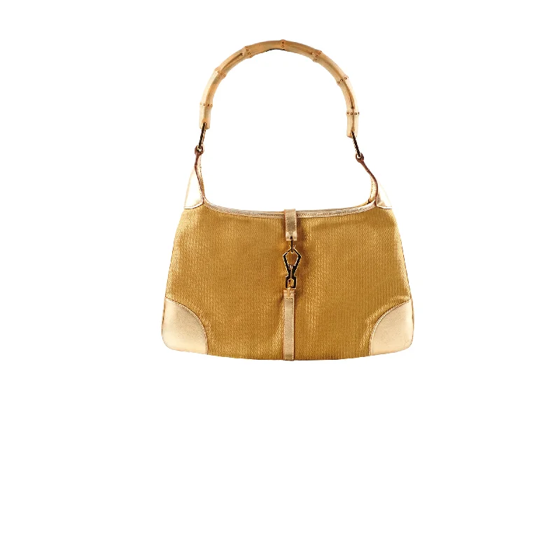 Ladies Gucci Dionysus bags with a chain - link shoulder strapGucci Vintage Jackie Gold Shoulder Bag