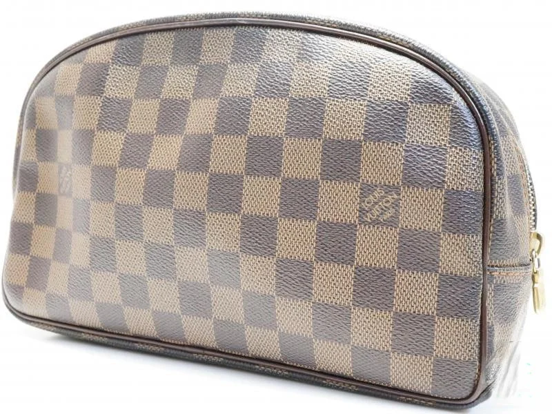 Small - sized Louis Vuitton Pochette Metis bags for a compact carryAuthentic Pre-owned Louis Vuitton Damier Trousse Toilette Cosmetic Pouch Clutch Bag N47624 181659