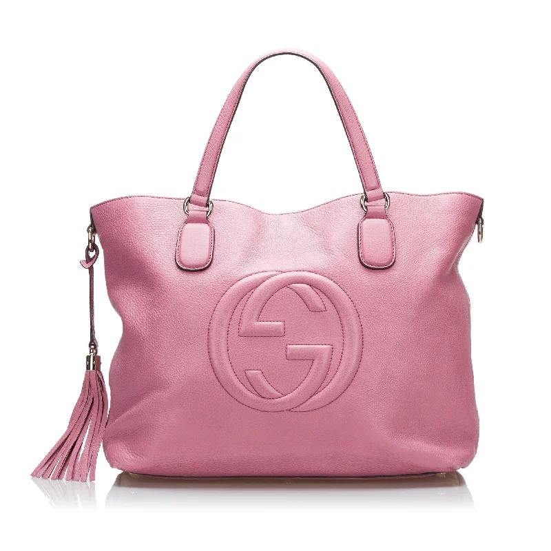 Gucci backpacks for women with a padded laptop compartmentGucci Soho Satchel