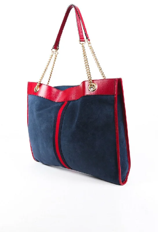 Ladies Gucci Dionysus bags in a pastel colorGucci Bag Rajah Large Blue Suede Leather Tote