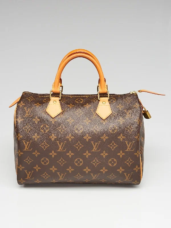 Ladies Louis Vuitton Petite Malle bags with a star - shaped charm for cutenessLOUIS VUITTON MONOGRAM SPEEDY 30 HANDBAG