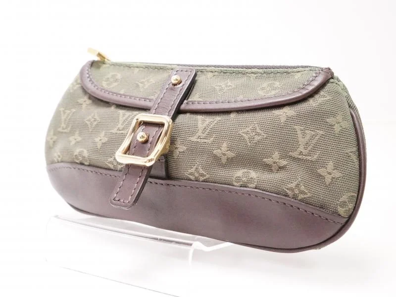 Ladies Louis Vuitton shoulder bags with a single - handle silhouetteAuthentic Pre-owned Louis Vuitton Monogram Mini TST Khaki Anne-Sophie Pouch Purse Bag M92698 230006