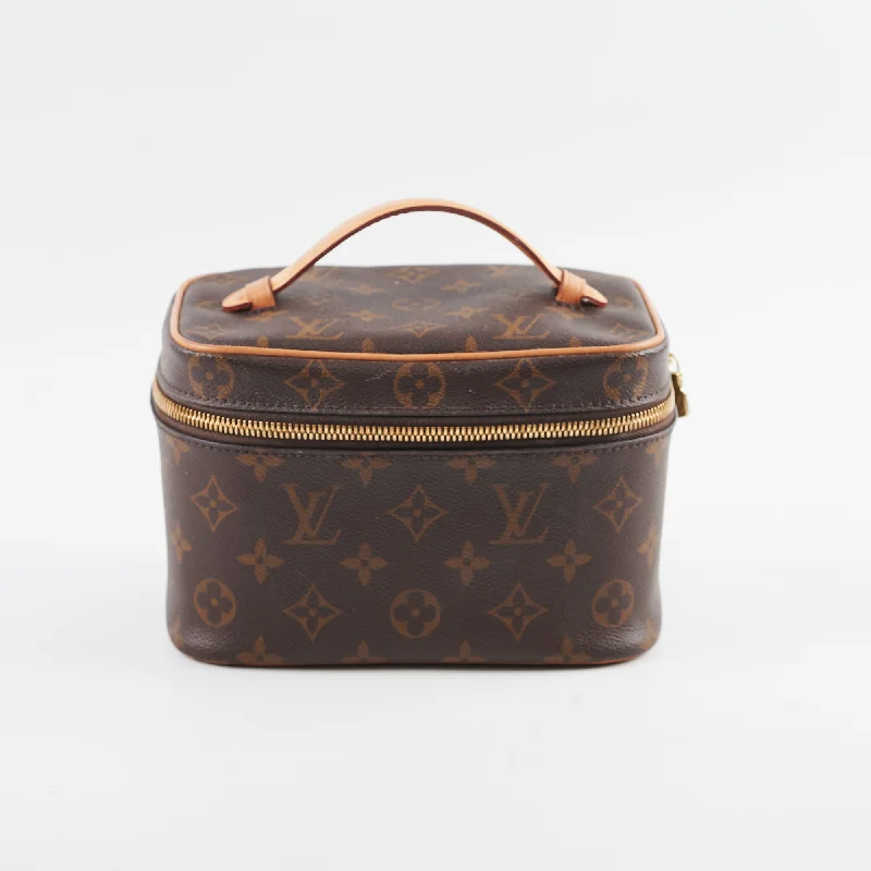 Louis Vuitton Petite Malle bags with a hard - shell structure for uniquenessLouis Vuitton Nice Mini Monogram