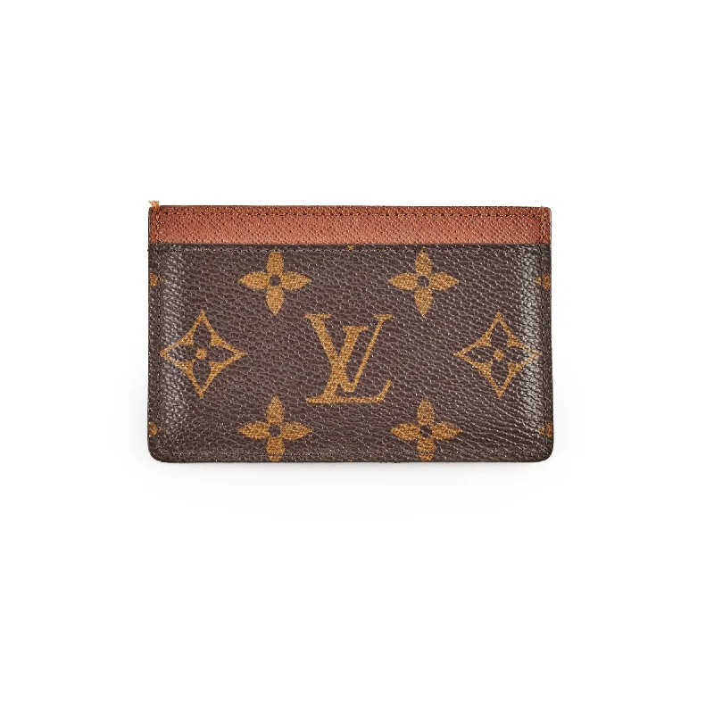 Louis Vuitton Alma bags with a monogram - embossed leather surfaceLouis Vuitton Cardholder Monogram