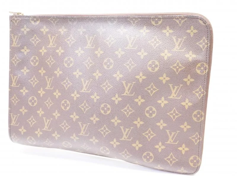 Ladies Louis Vuitton Petite Malle bags in a pastel color for a soft lookAuthentic Pre-owned Louis Vuitton Monogram Poche Documents Portfolio Gm Case Bag M53456 200240