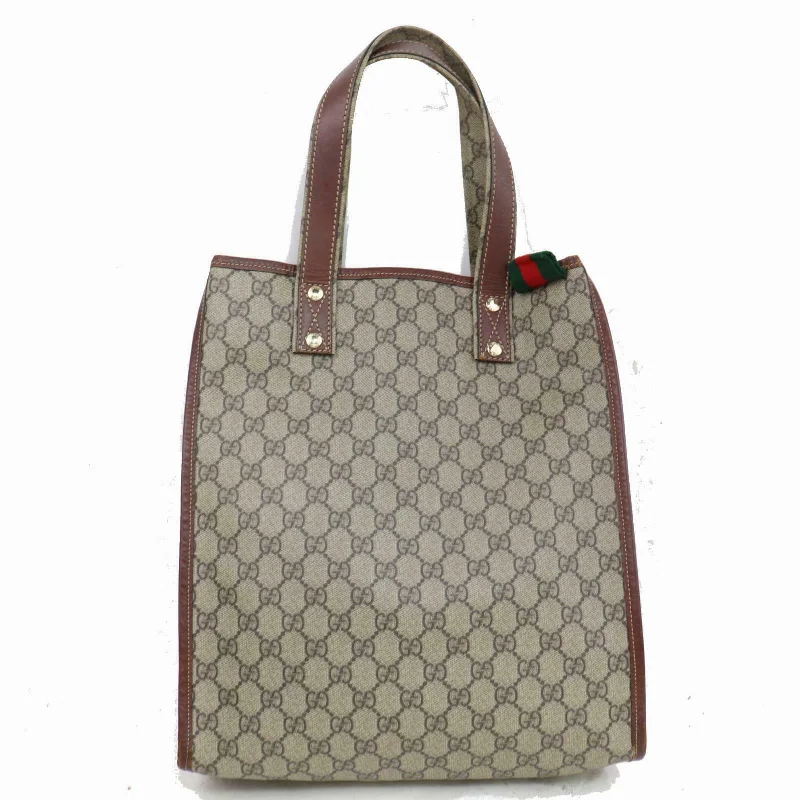 Gucci crossbody bags for women with adjustable leather strapsGucci Tote Bag Brown PVC (SHC1-15132)