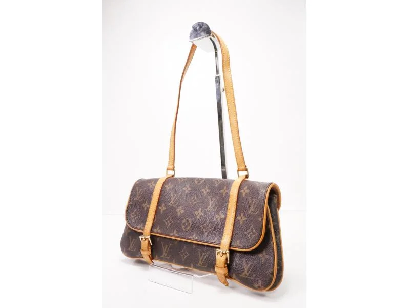 Louis Vuitton backpacks with a hidden back pocket for securityAuthentic Pre-owned Louis Vuitton LV Monogram Marelle Compartment Shoulder Bag M51157 142822