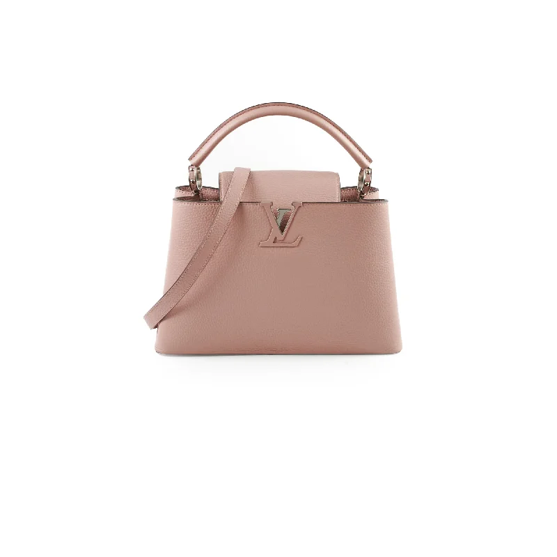 Louis Vuitton Capucines bags with smooth calfskin leather for luxuryLouis Vuitton Capucines PM Magnolia