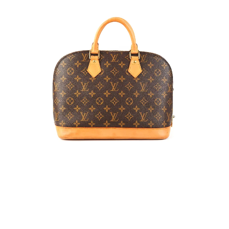 Louis Vuitton bags with a front - zip pocket for small items like keysLouis Vuitton Alma PM Monogram