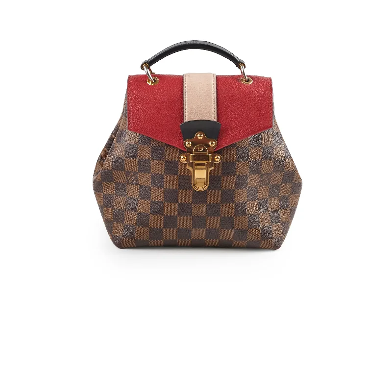 Louis Vuitton tote bags with a spacious interior and multiple pocketsLouis Vuitton Clapton Backpack Damier Ebene Pink