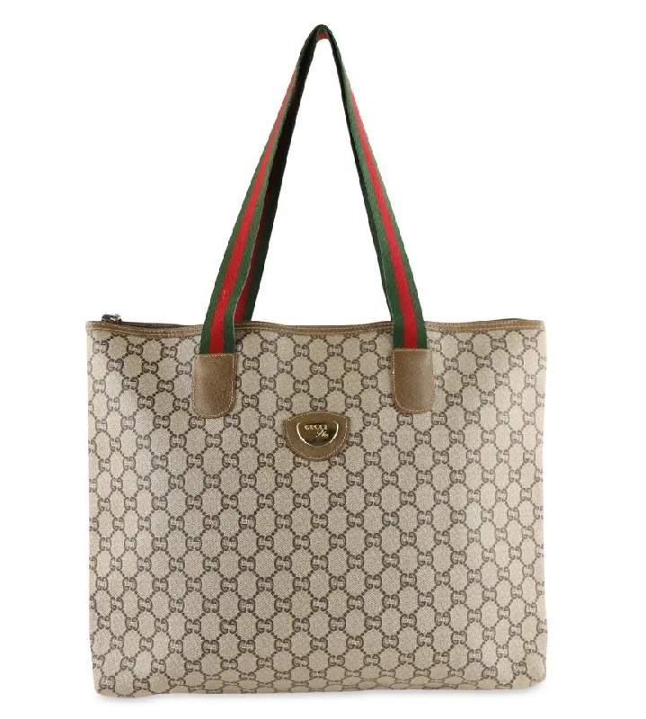 Gucci handbags for women with a beaded trimGucci Bag Plus Beige Canvas Tote