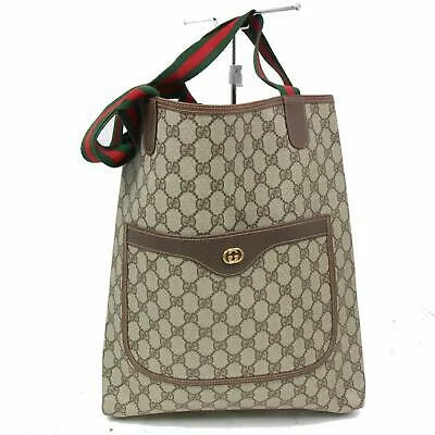 Gucci handbags for women with a patent - leather finishBrand Inspired Gucci Tote Bag Brown PVC