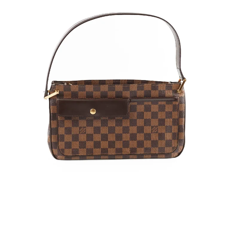 Louis Vuitton crossbody bags with adjustable shoulder straps for comfortLouis Vuitton Aubagne Shoulder Bag Damier Ebene