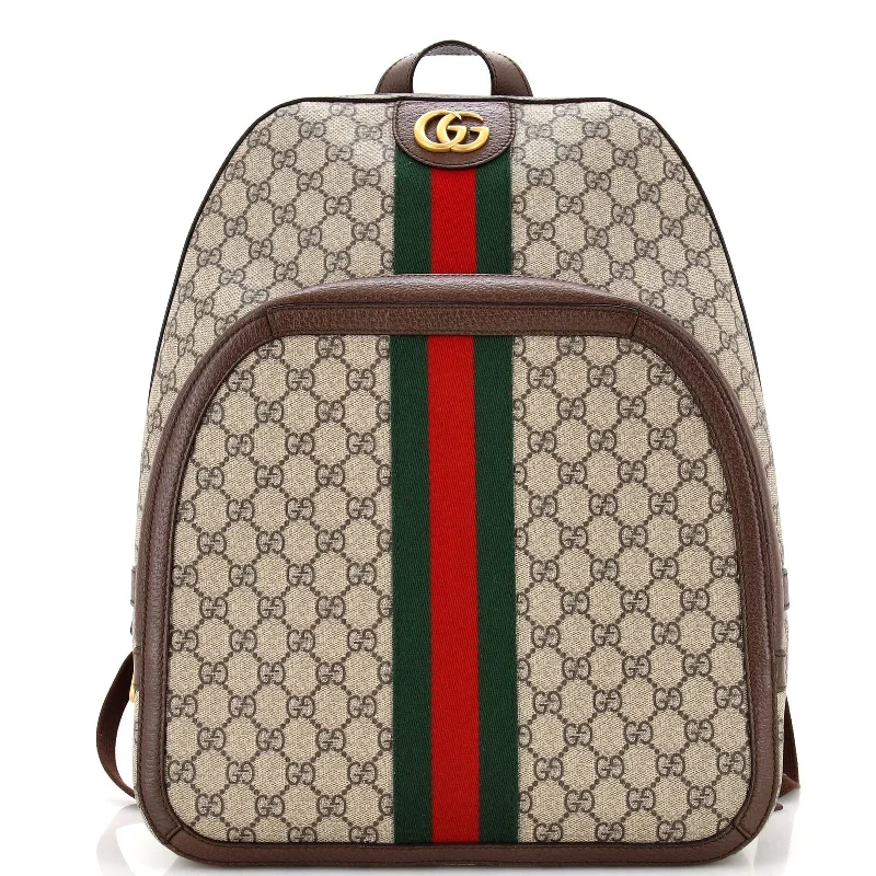 Ladies Gucci shoulder bags with a wide - width strapGucci Ophidia Backpack Gg Coated Canvas