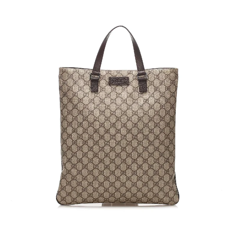 Gucci backpacks for women with a sleek silhouetteGucci GG Supreme Tote Bag (SHG-10496)