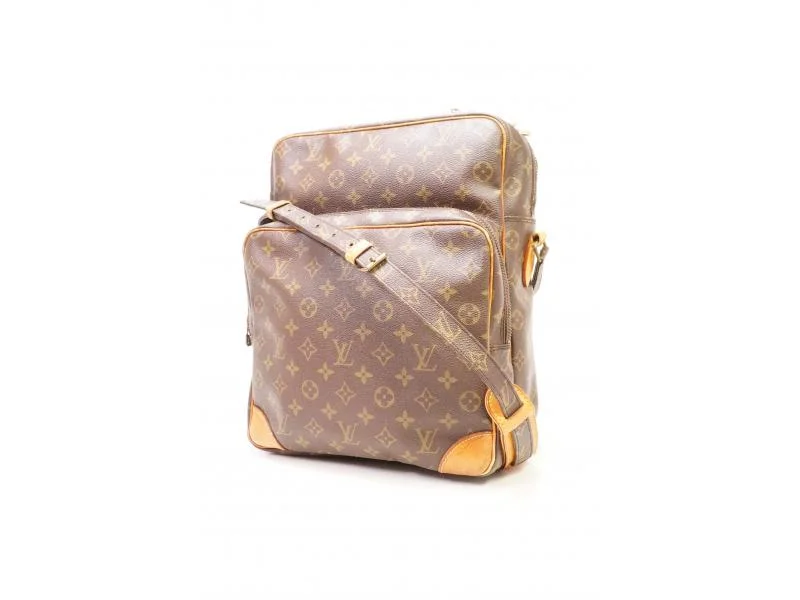 Louis Vuitton bags with a front - zip pocket for small items like keysAuthentic Pre-owned Louis Vuitton Vintage Monogram Amazone Gm Crossbody Messenger Bag M45232 220056