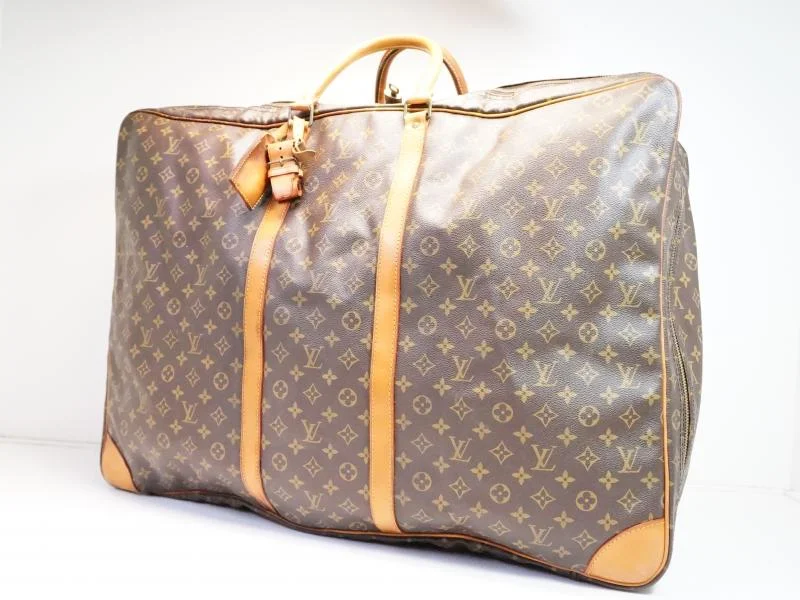 Louis Vuitton tote bags with a water - resistant coating for outdoor useAuthentic Pre-owned Louis Vuitton Monogram Sirius 70 Big Traveling Bag Soft Suitcase M41400 171702