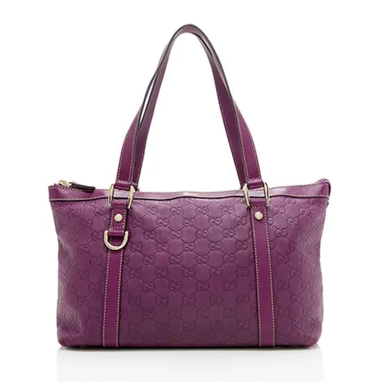 Women Gucci Sylvie bags with a detachable ribbon detailGucci Guccissima Leather Abbey Top Handle Medium Tote