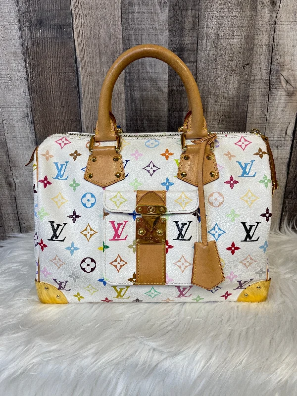 Louis Vuitton handbags with a patent - leather finish for a shiny lookHandbag Luxury Designer By Louis Vuitton  Size: Large