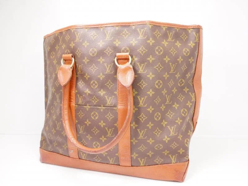 Ladies Louis Vuitton shoulder bags with a magnetic - closure flap for easeAuthentic Pre-owned Louis Vuitton Vintage Monogram Sac Weekend Gm Tote Bag M42420 No.184 162065