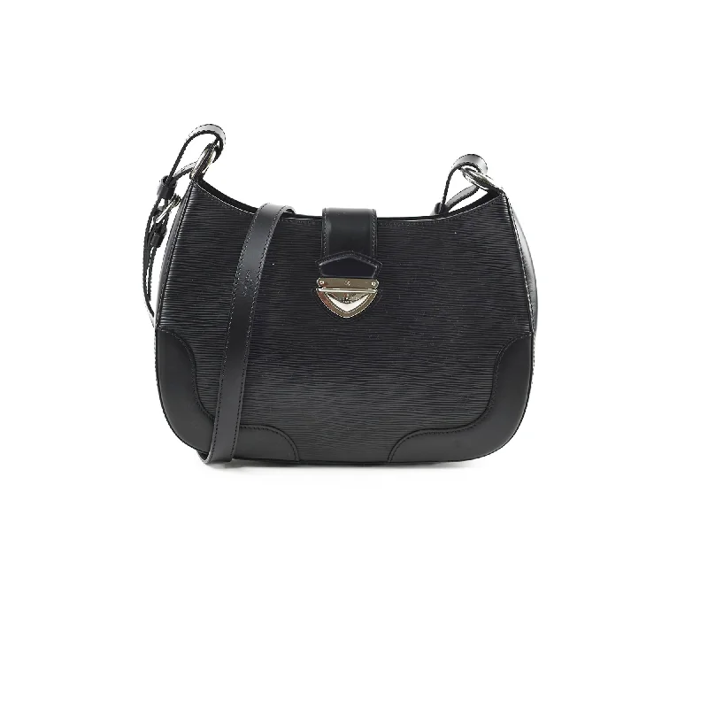 Louis Vuitton bags with a front - flap pocket for quick - access itemsLouis Vuitton Epi Musette Bagatelle Crossbody Black