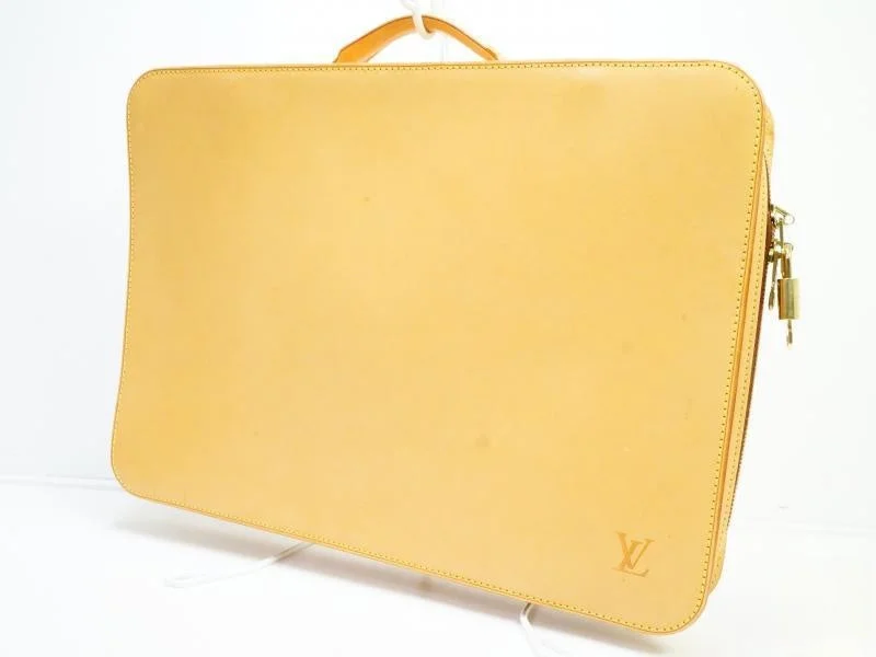 Louis Vuitton Neverfull bags with large capacity for everyday essentialsAuthentic Pre-owned Louis Vuitton Limited Nomade Vachetta Leather Baltic Laptop Case M99071 161561