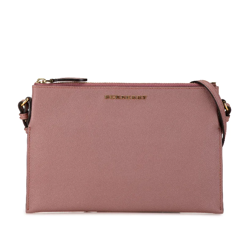 Water - Resistant Burberry Beach BagsPink Burberry Leather Peyton Crossbody Bag