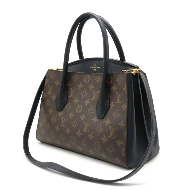 Louis Vuitton bags with a detachable mobile phone holder for convenienceLOUIS VUITTON Monogram Florine Handbag Shoulder Bag Noir Black M42269