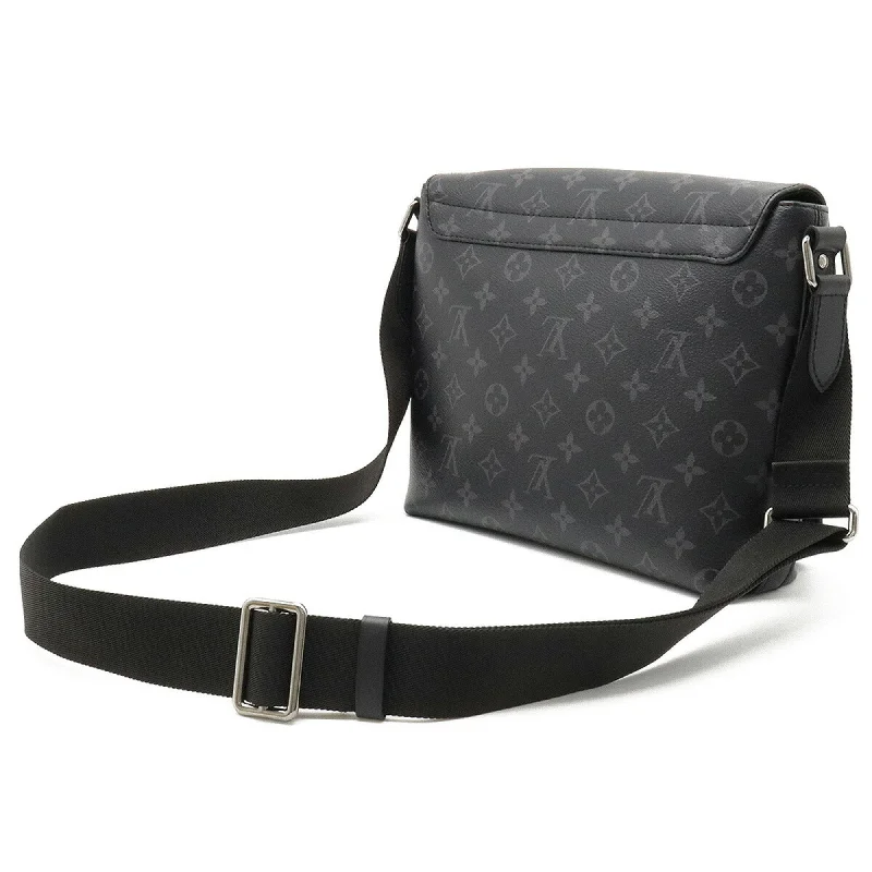 Louis Vuitton bags with a zip - around closure for enhanced securityLOUIS VUITTON Monogram Eclipse District PM NV2 Bag Shoulder M45272