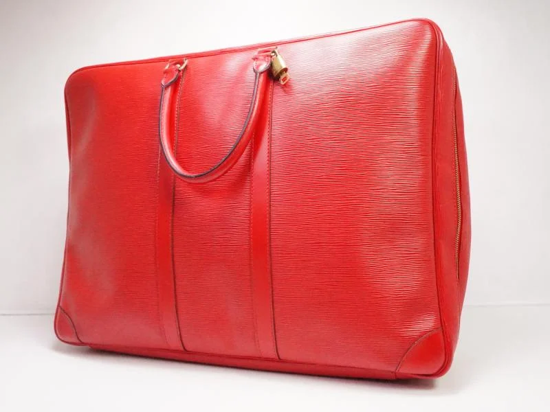 Louis Vuitton bags with a front - flap pocket for quick - access itemsAuthentic Pre-owned Louis Vuitton Special Ordered Epi Red Rouge Castillan Sirius 55 Suitcase 212101